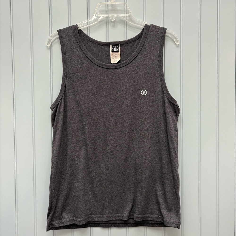 Volcom Gray Tank Top Size Small